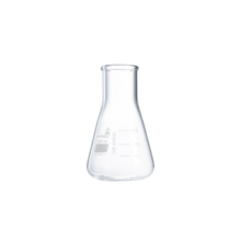Matraz Erlenmeyer cuello ancho de vidrio de 500ml