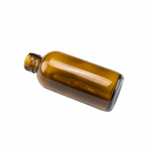 Frasco de Vidrio Ámbar de 500 ml