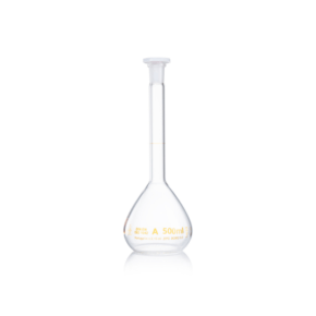Matraz Aforado Impresión Ámbar 500ml - 2unds