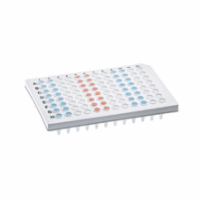 Placa PCR Blanca de 96 pocillos con faldón de 0,1ml