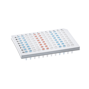 Placa PCR Blanca de 96 pocillos con faldón de 0,1ml
