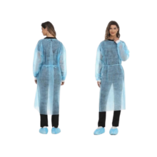 Bata de Aislamiento Azul TNT