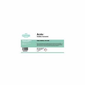 Reactivo de Ácido Sulfúrico para determinación de azúcares 500ml