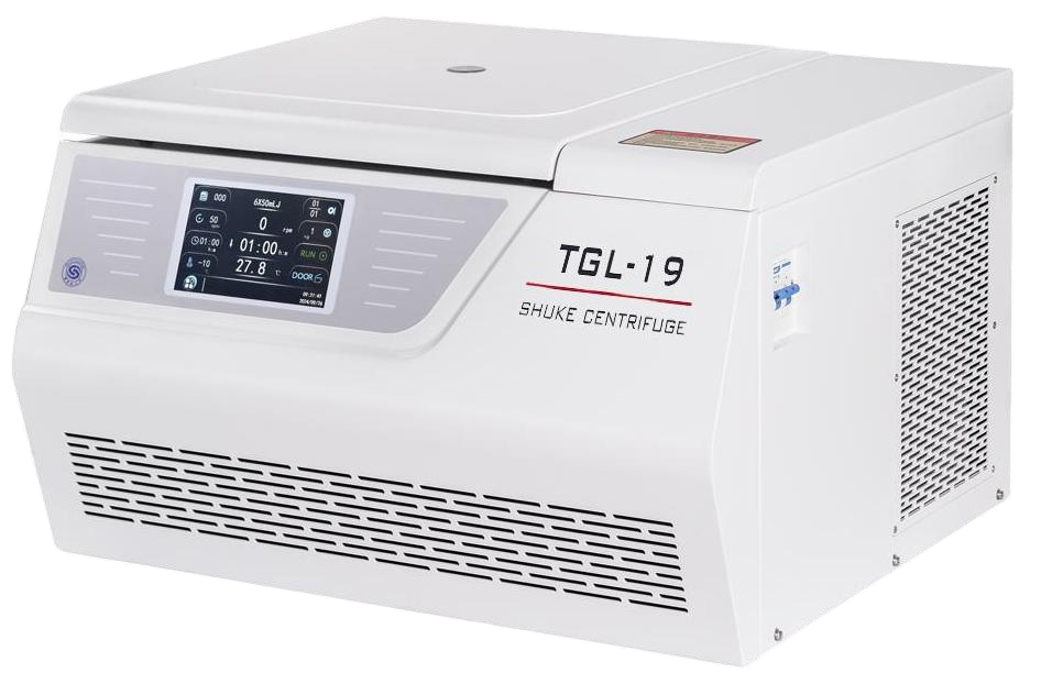 Centrífuga refrigerada de alta velocidad y gran capacidad TGL-19 (Máx. 19,000 rpm). centrifuge tgl-19 ( max 19000 rpm , large capacity )